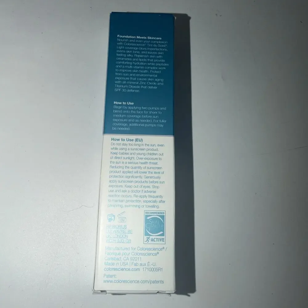 Colorescience Tint du Soleil SPF 30 UV Protective Foundation 30ml - Medium *NEW*